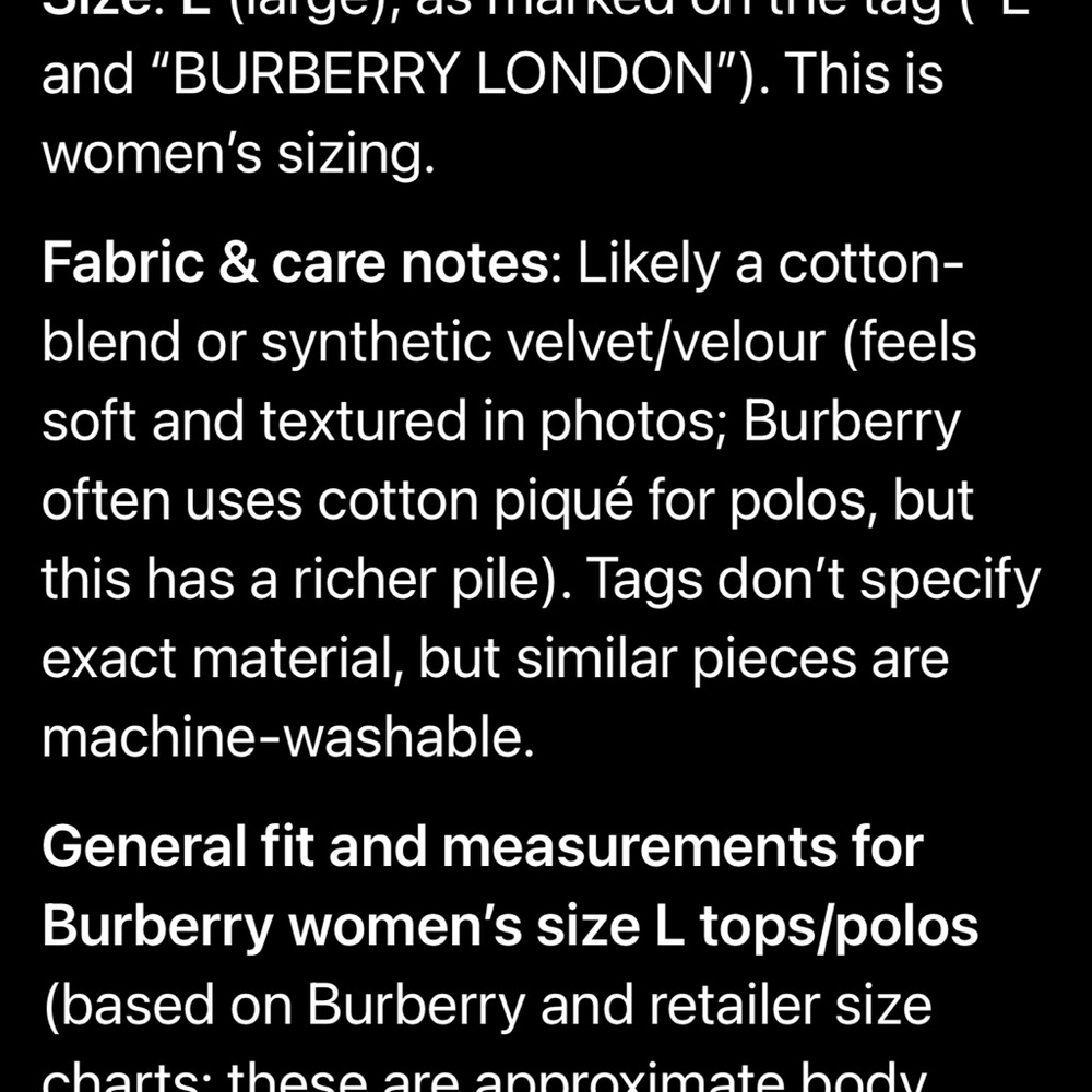 Burberry Black Button Down Shirt - Picture 4 of 5